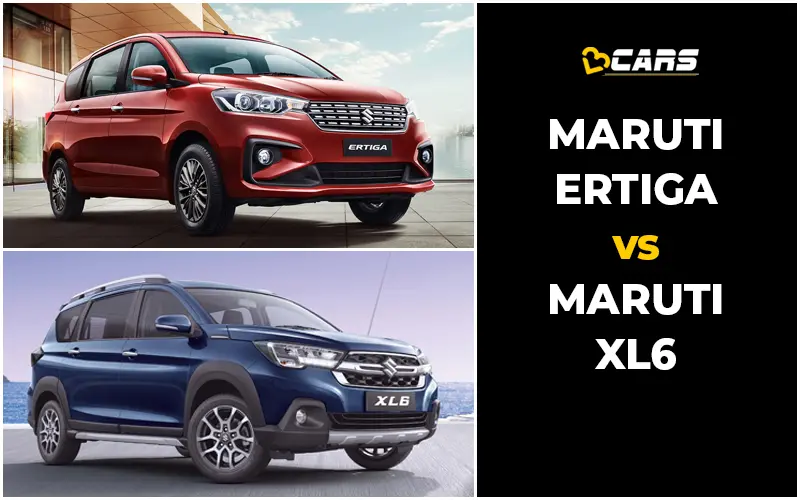 Maruti Arena Ertiga Vs Maruti Nexa XL6