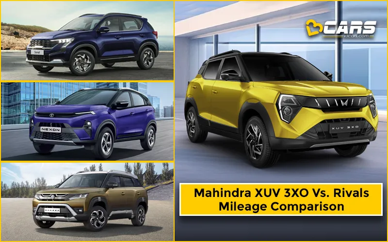 2024 Mahindra XUV 3XO – Mileage Compared With Rivals