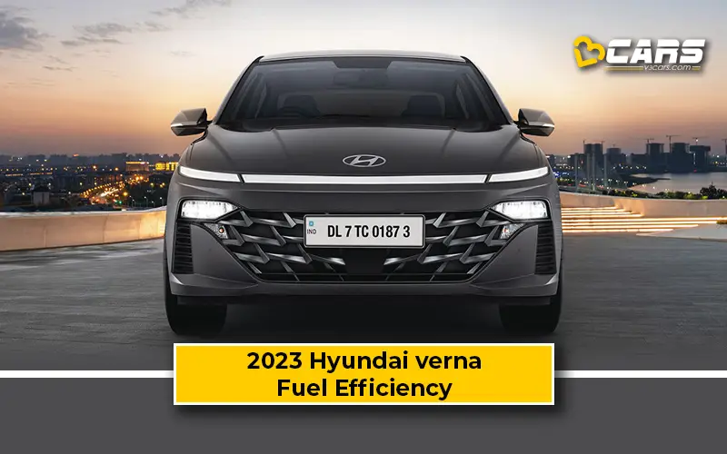 2023 Hyundai Verna Normal Petrol, Turbo Petrol Fuel Efficiency Revealed