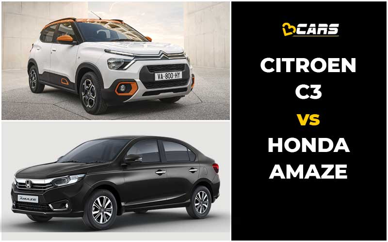 Citroen C3 Vs Honda Amaze