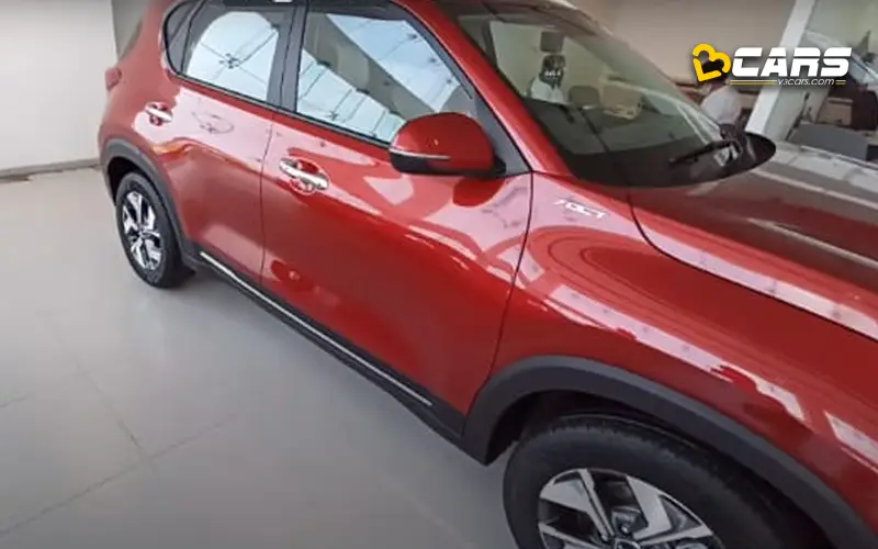 Kia sonet diesel automatic spotted testing not cng