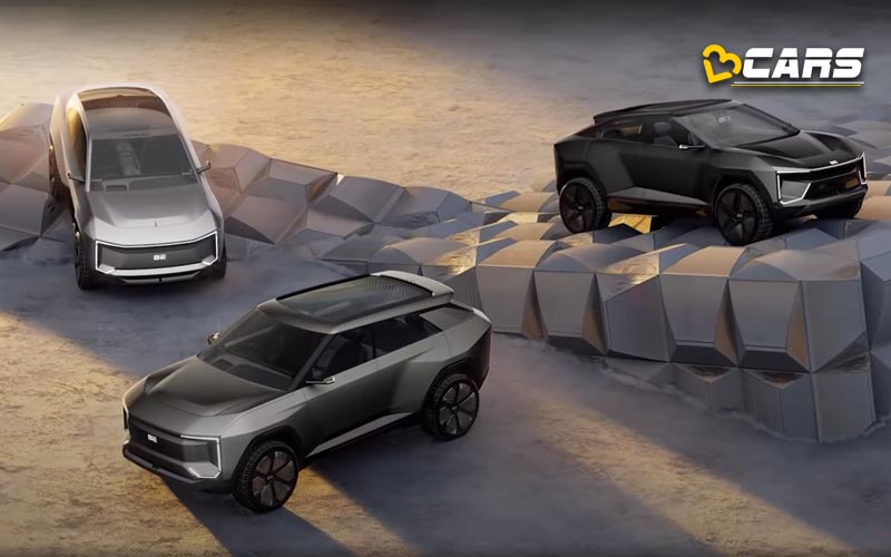 Mahindra showcase 5 new electric suvs under 2 new sub brands