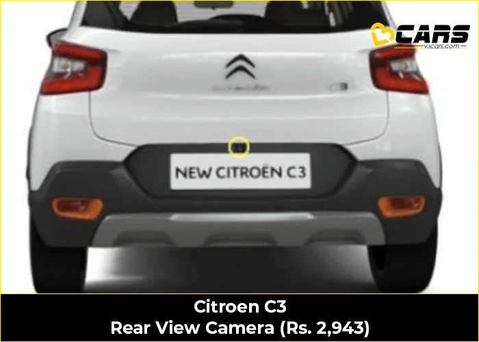 Citroen C3 Rear View Camera (Rs. 2,943)