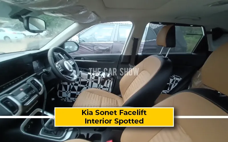 2024 Kia Sonet Interior Spied — New Features