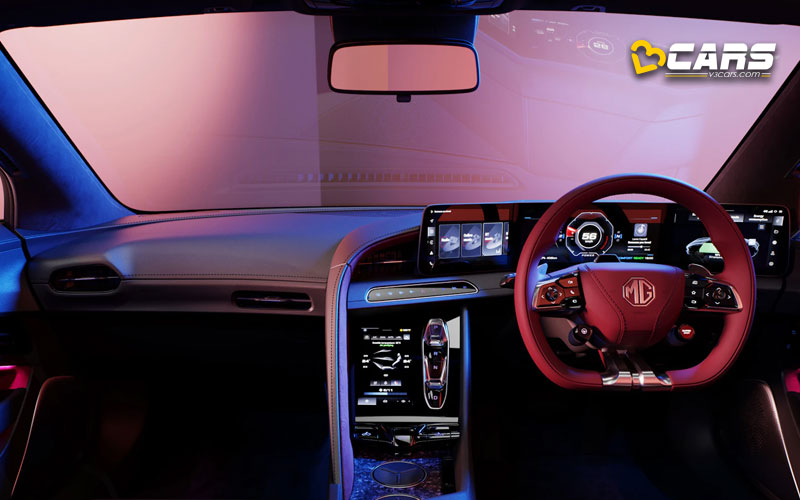 Mg cyberstar electric sportscar teased to debut in january 2025
