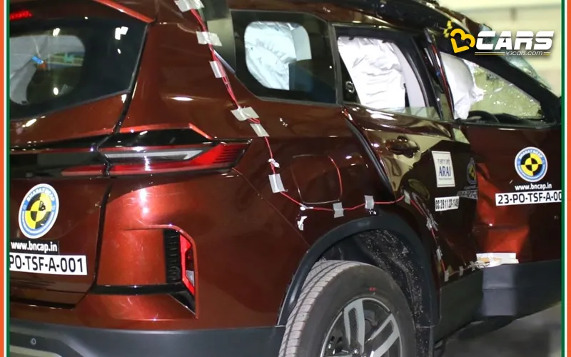 Tata safari facelift harrier facelift scores 5 star bncap rating