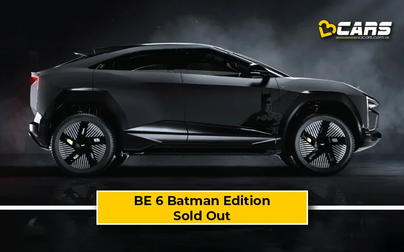 Mahindra BE 6 Batman Edition Sells Out In A Record 135 Seconds