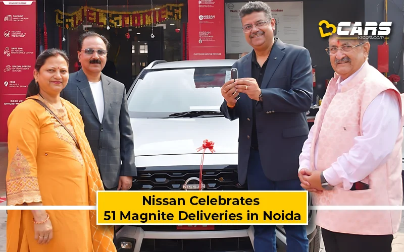 Nissan India and Brite Nissan Deliver 51 Magnite SUVs in Noida