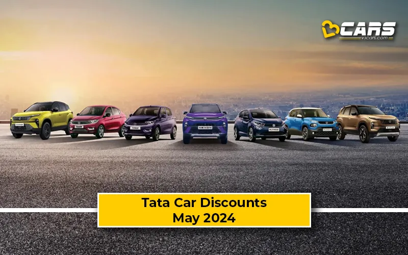 May 2024 — Tata Altroz, Tiago, Tigor, Nexon, Harrier Discount Offers