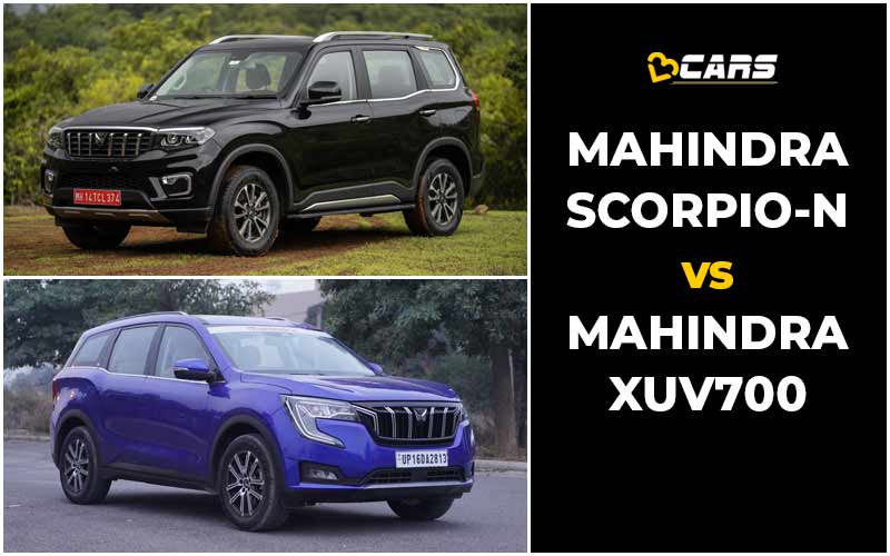 Mahindra Scorpio-N Vs Mahindra XUV700 5S