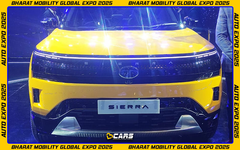 Auto expo 2025 tata sierra ice revealed in near production form