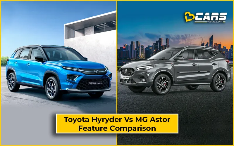 Toyota Urban Cruiser Hyryder Vs MG Astor