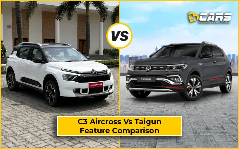 Citroen C3 Aircross vs Volkswagen Taigun