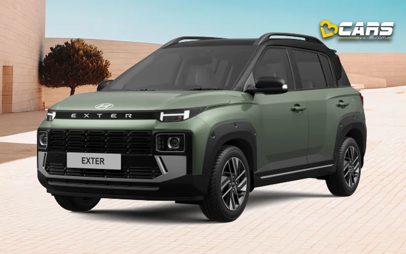 2026 Hyundai Exter Green Dual Tone Colour