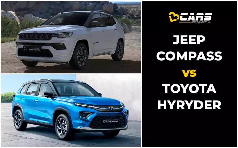 Jeep Compass Vs Toyota Urban Cruiser Hyryder Price, Engine Specs & Dimensions Comparison