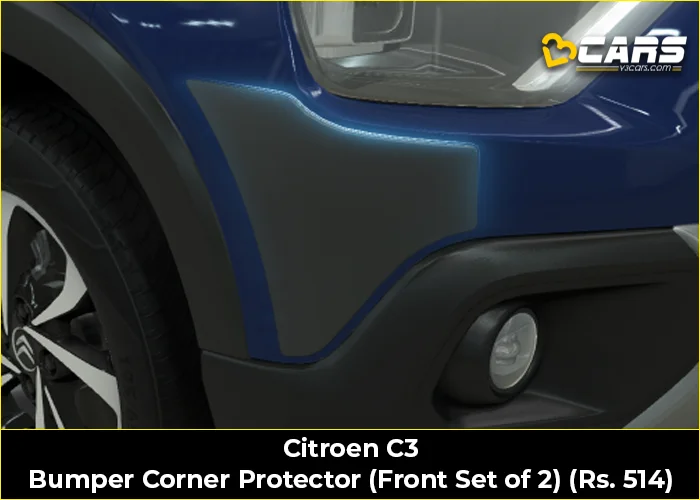 Citroen C3 Bumper Corner Protector (Front Set of 2) (Rs. 514)