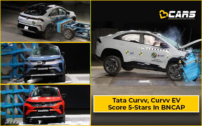 Tata Curvv, Curvv EV Score 5-Star Rating