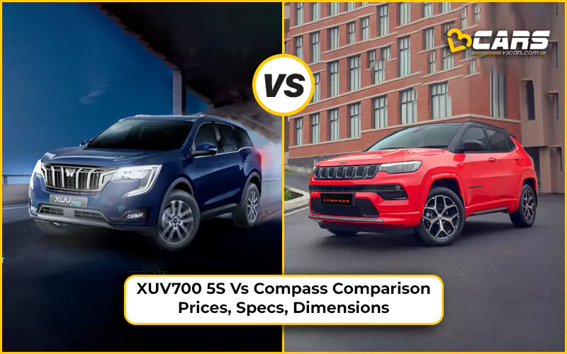 Mahindra XUV700 5S Vs Jeep Compass