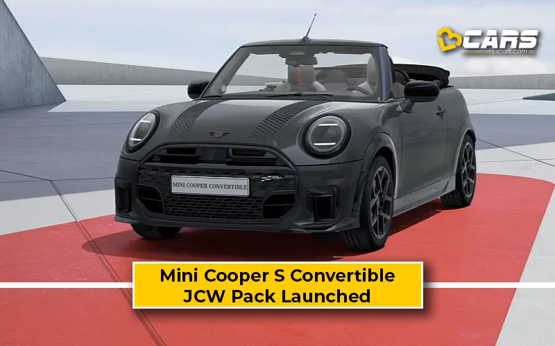 Mini Cooper S Convertible JCW Pack – What You Get For Rs. 2.5 Lakh More