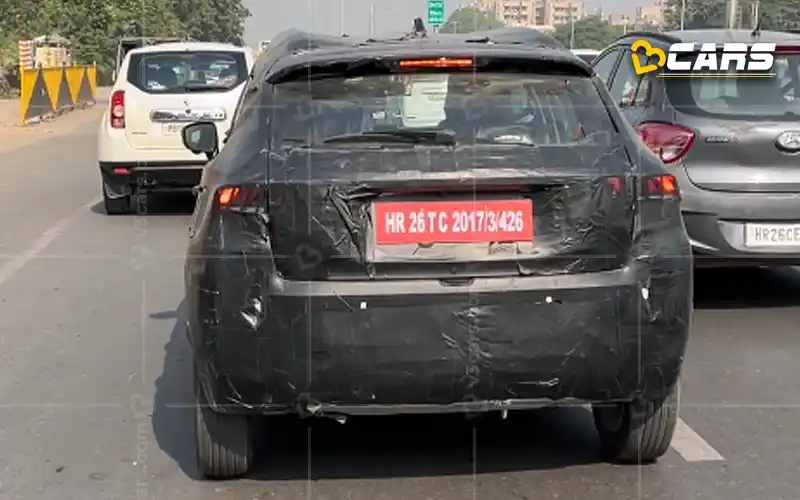 Maruti suzuki baleno cross spied on test
