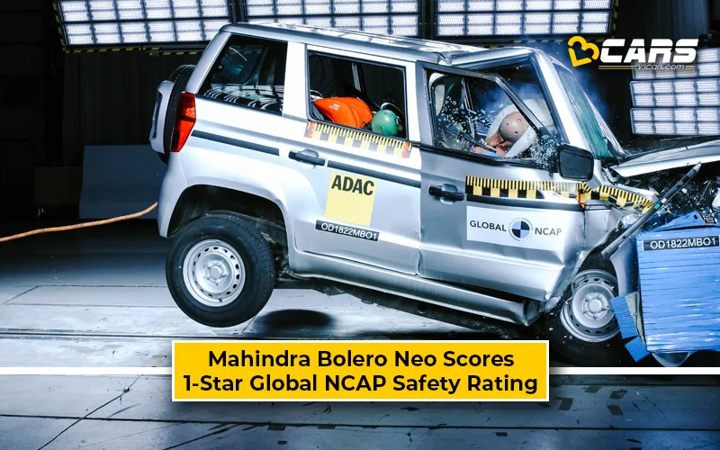 Mahindra Bolero Neo Scores 1-Star Safety Rating In Global NCAP Crash Test
