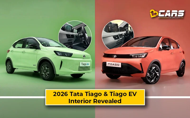 2026 Tata Tiago, Tiago EV Interior Revealed Ahead Of Launch