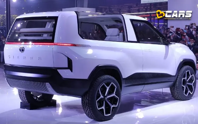 New 2025 tata sierra ev design patent image leaked opinion