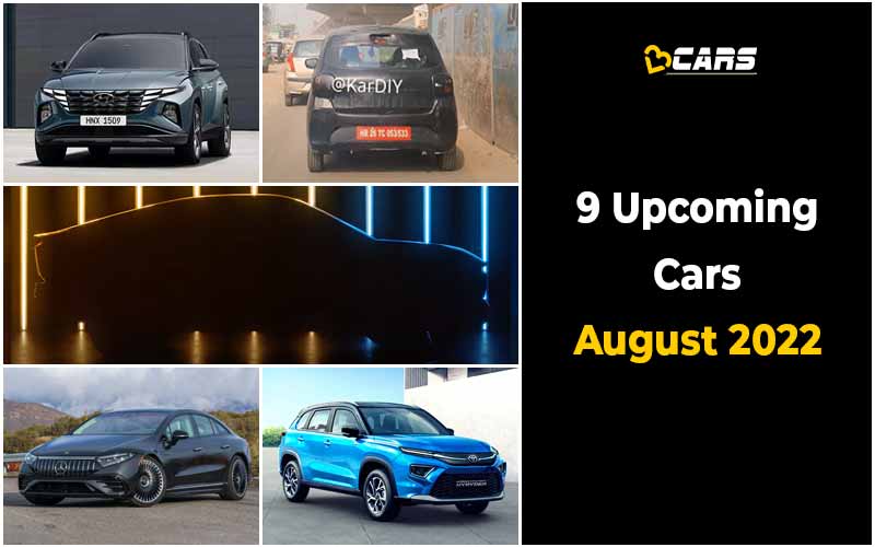 9 upcoming cars in india august 2022