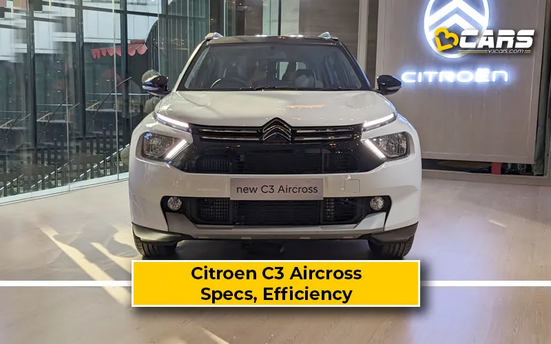 Citroen C3 Aircross Engine Specs, Fuel Efficiency Revealed