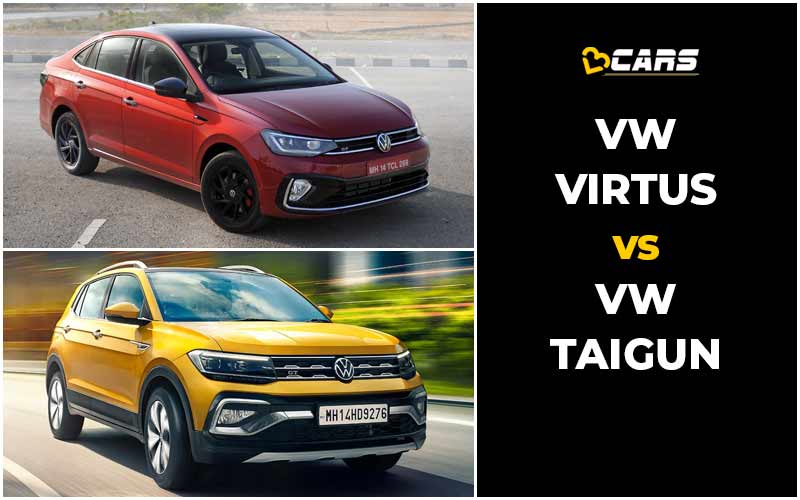Volkswagen Virtus Vs Volkswagen Taigun