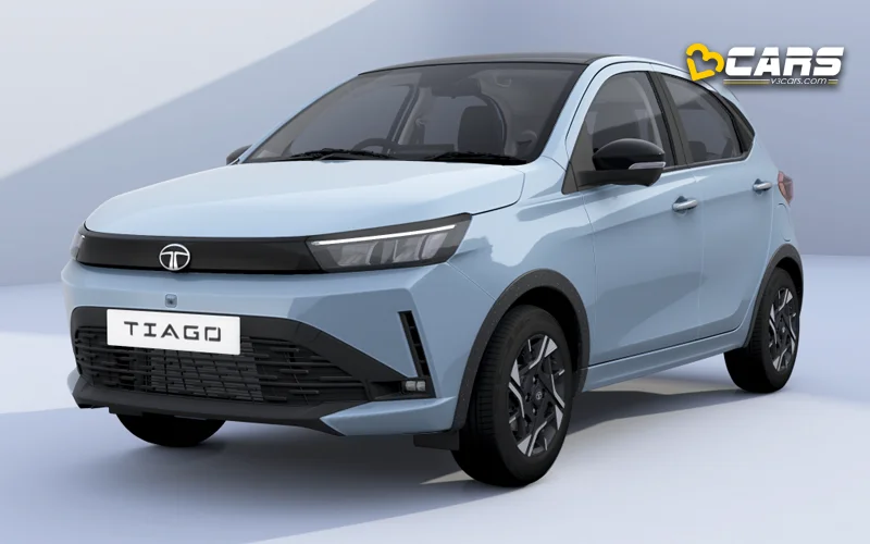 2026 Tata Tiago Facelift Light Blue Colour