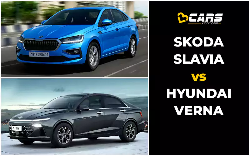 Skoda Slavia Vs Hyundai Verna Price, Engine Specs, Dimensions Comparison