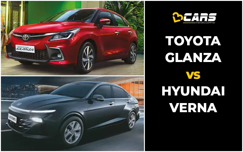 Toyota Glanza Vs Hyundai Verna