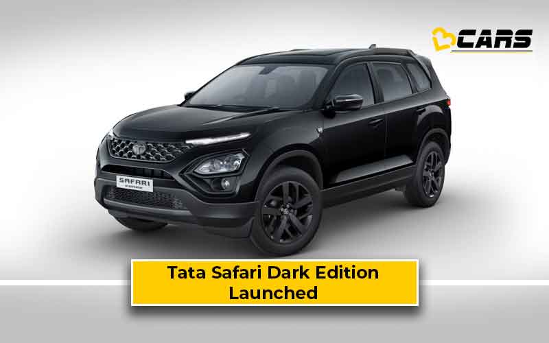 Tata Safari Dark Edition 2022 Launched In India - Prices, Specs And Top Features