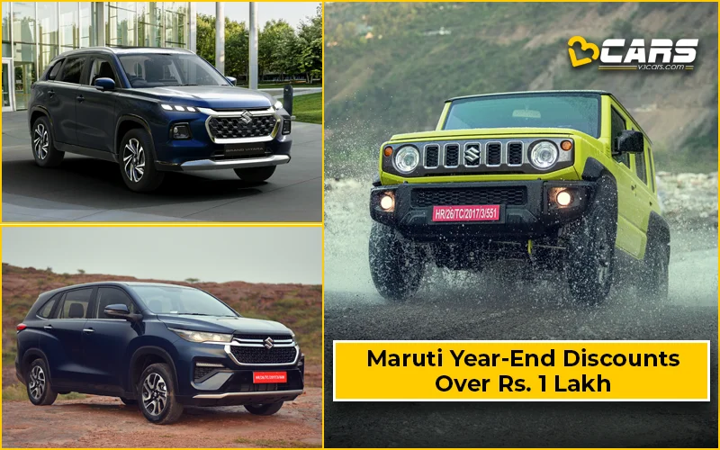 Maruti Suzuki Cars Offers December 2025 With Discounts Over Rs. 1 Lakh
