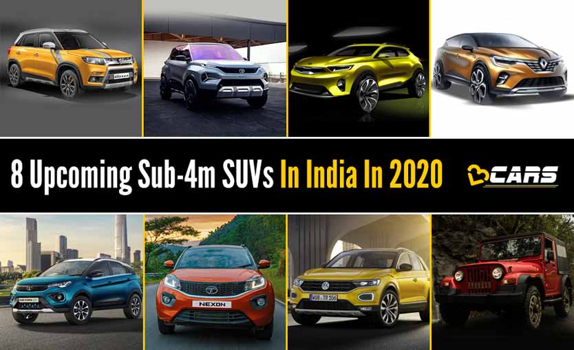 Upcoming Sub-4m SUVs In India