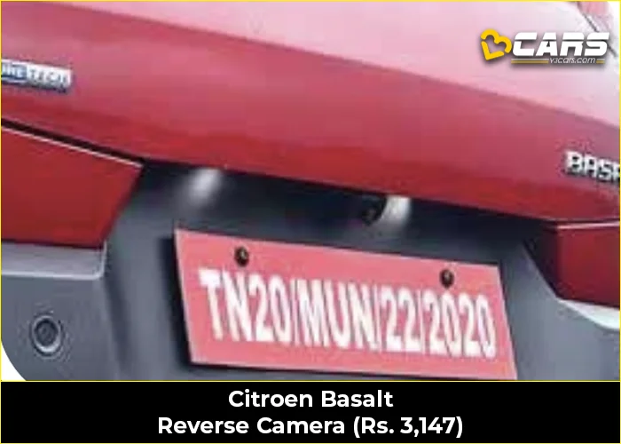 Citroen Basalt Reverse Camera (Rs. 3,147)