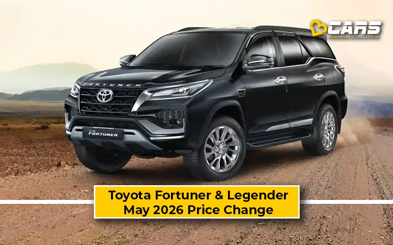 Toyota Fortuner & Legender Prices Increased In May 2026 – New Prices