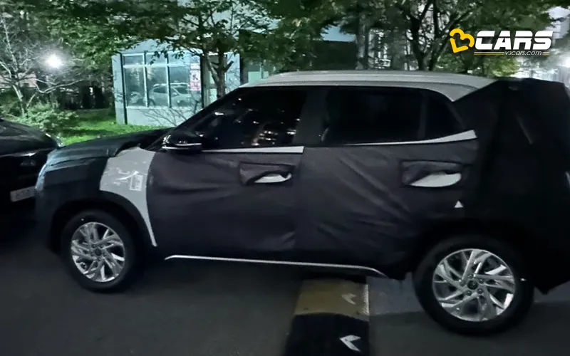 2024 hyundai creta facelift spotted on test again