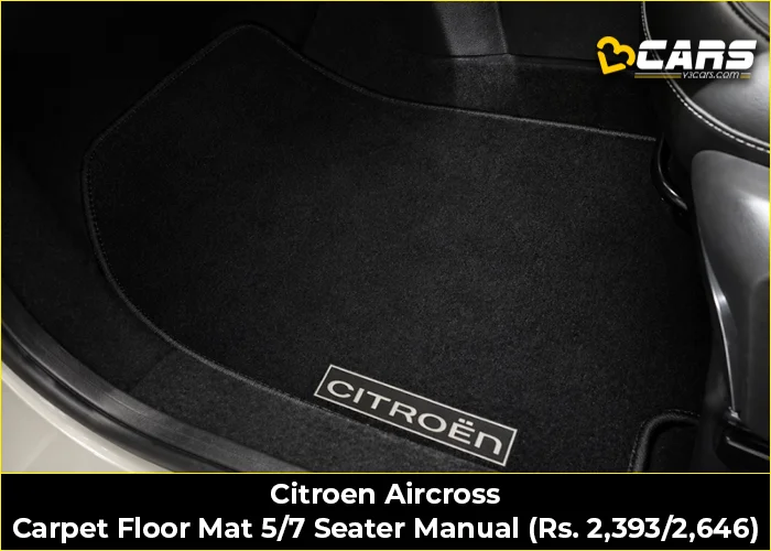 Citroen Aircross Carpet Floor Mat 5/7 Seater Manual
