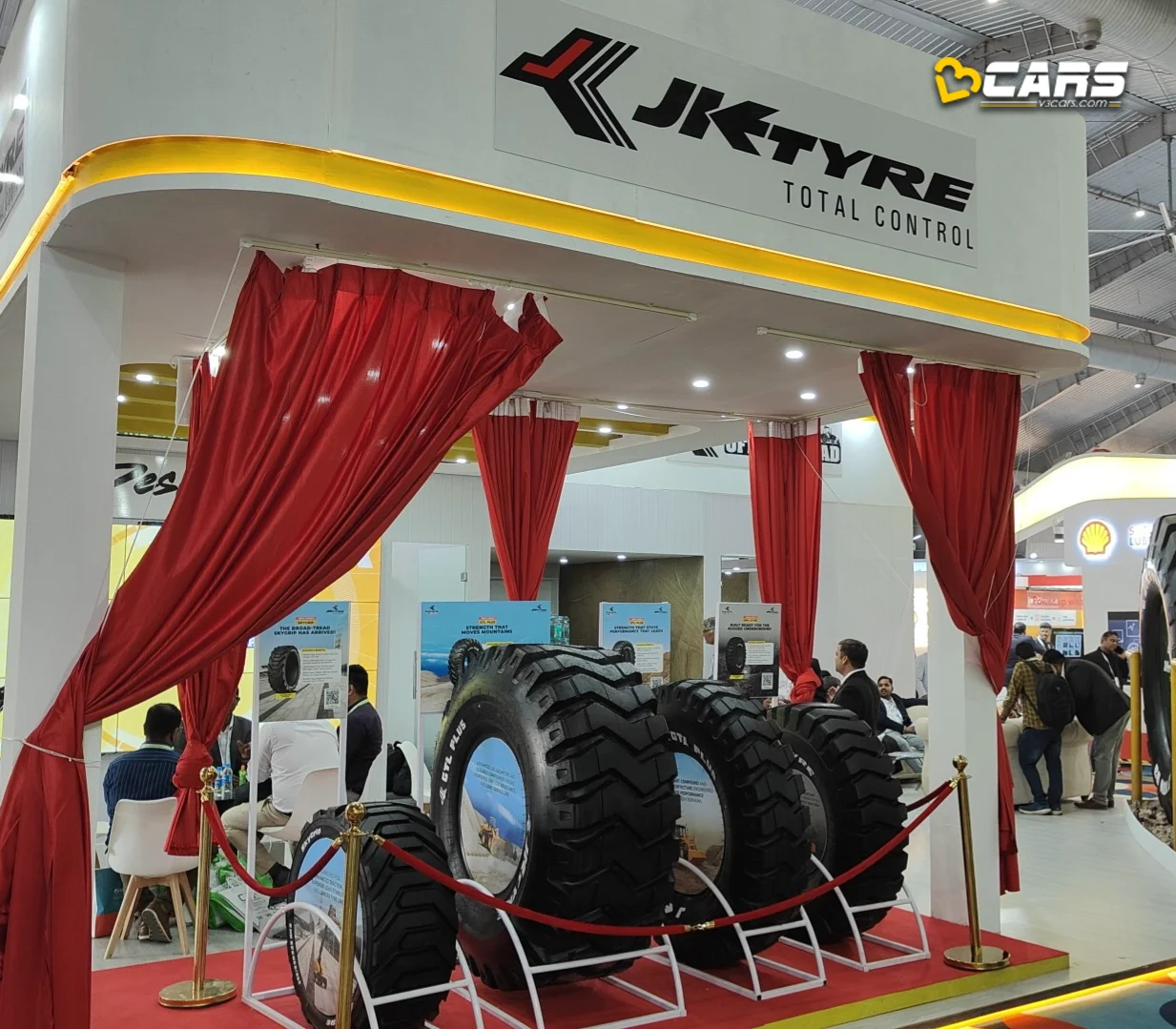 jk tyre unveil four new otr tyres at excon 2025