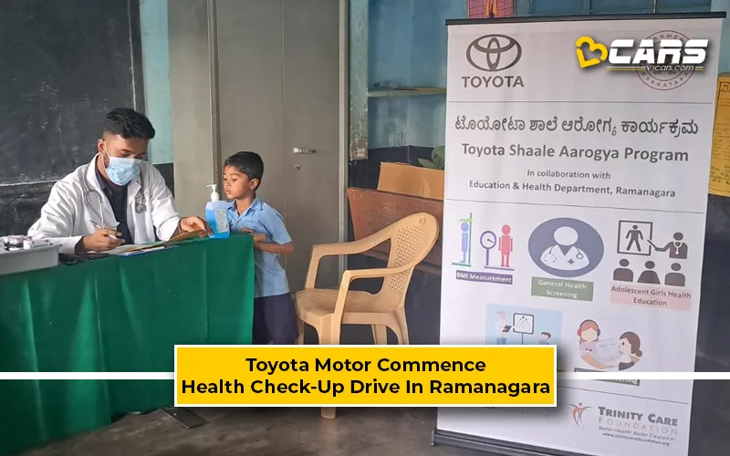 Toyota Motor Commence Health Check-Up Drive In Ramanagara District – Reached 10,000 Children (Press Release)
