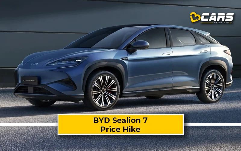 BYD India Announce Price Hike For BYD Sealion 7