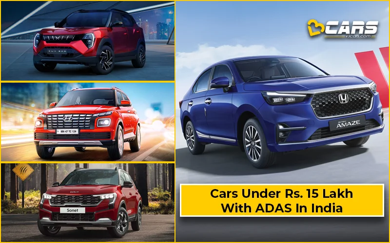 Cars With ADAS In India Under 15 Lakhs