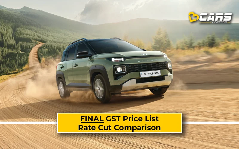 Final Hyundai Exter Price List After GST Rate Cut (Confirmed)