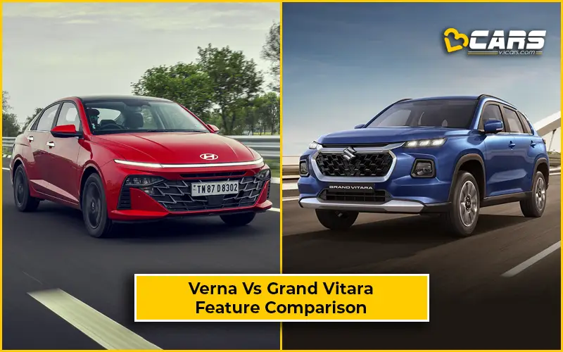 Hyundai Verna Vs Maruti Grand Vitara