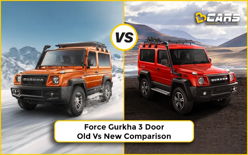 2024 Force Gurkha 3 Door Old Vs New