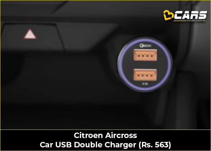 Citroen Aircross Car USB Double Charger (Rs. 563)