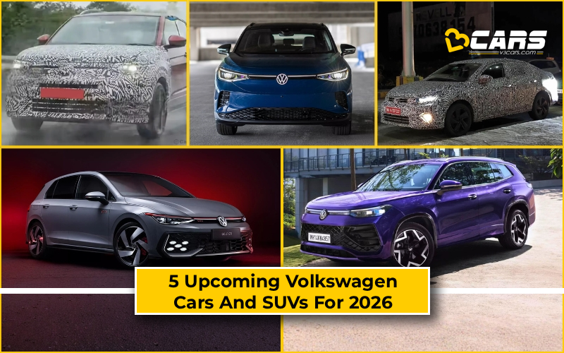5 Upcoming Volkswagen Cars And SUVs For 2026