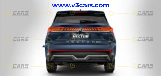 mg Hector Plus Facelift Rear Exterior